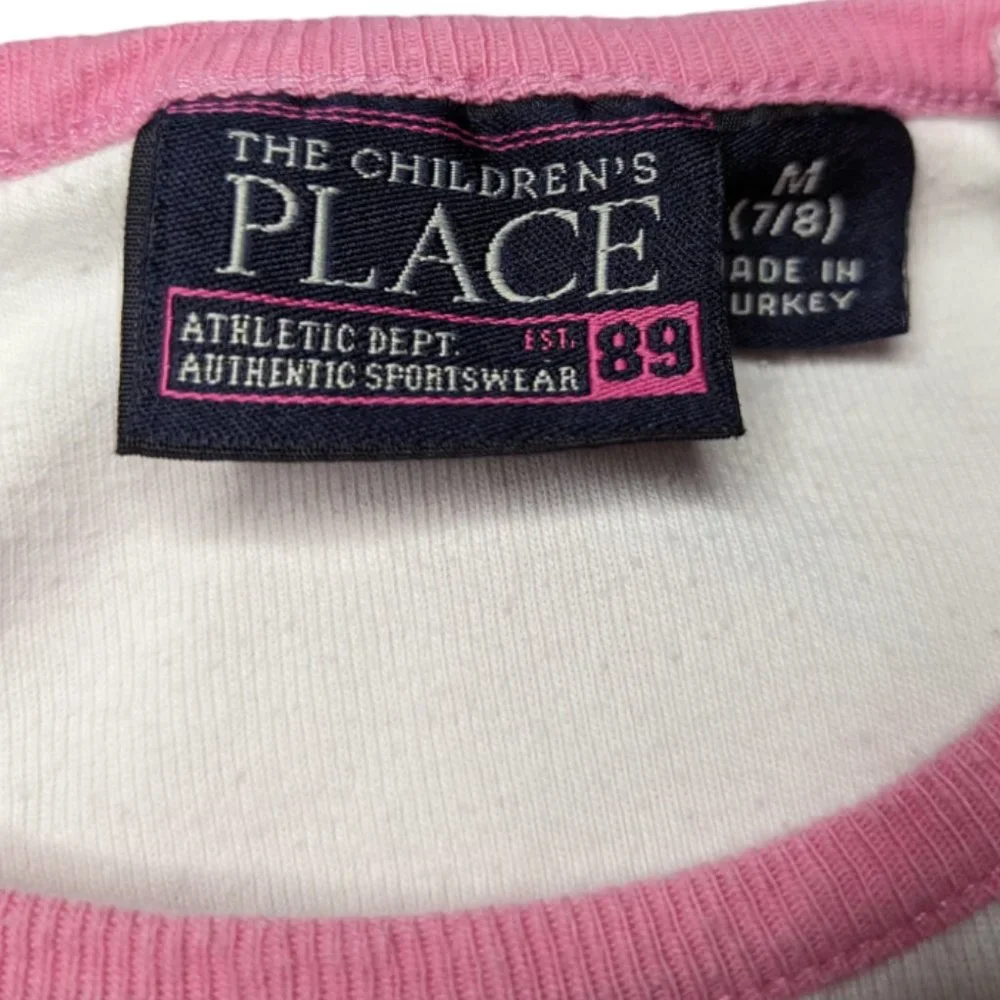 The Children's Place 2 Piece White & Pink Outfit Size 6X/7 - Picture 2 of 12